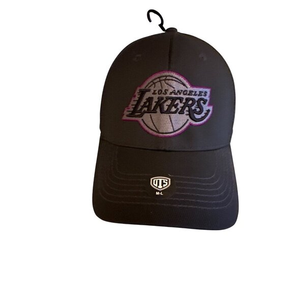 Los Angeles Lakers OTS M-L Black Baseball Cap - Picture 1 of 5